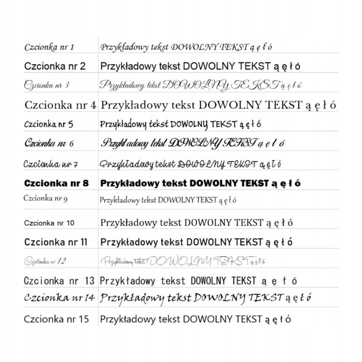 Grawerowane spinki do mankietów koszuli z własną grafiką tekstem na prezent