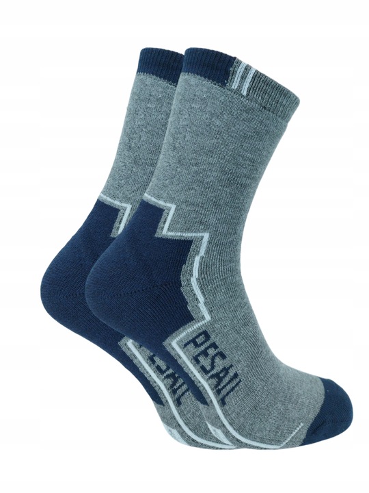 Zestaw 8 par skarpety męskich bawełnianych trwałych grubych frotte thermo