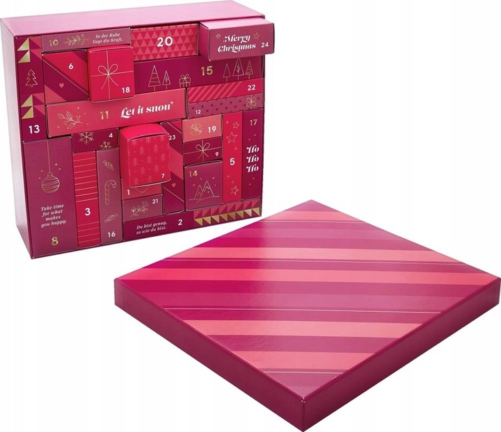 Kalendarz Adwentowy Isana Kosmetyki Ampułki Smakołyki Relaks Selfcare 2025