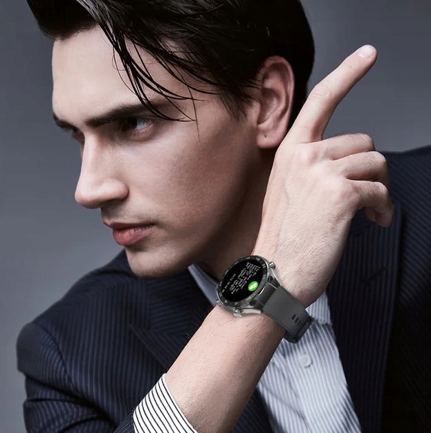 Zegarek męski SMARTWATCH GRAVITY odbieranie połączeń 1.39" wielofunkcyjny