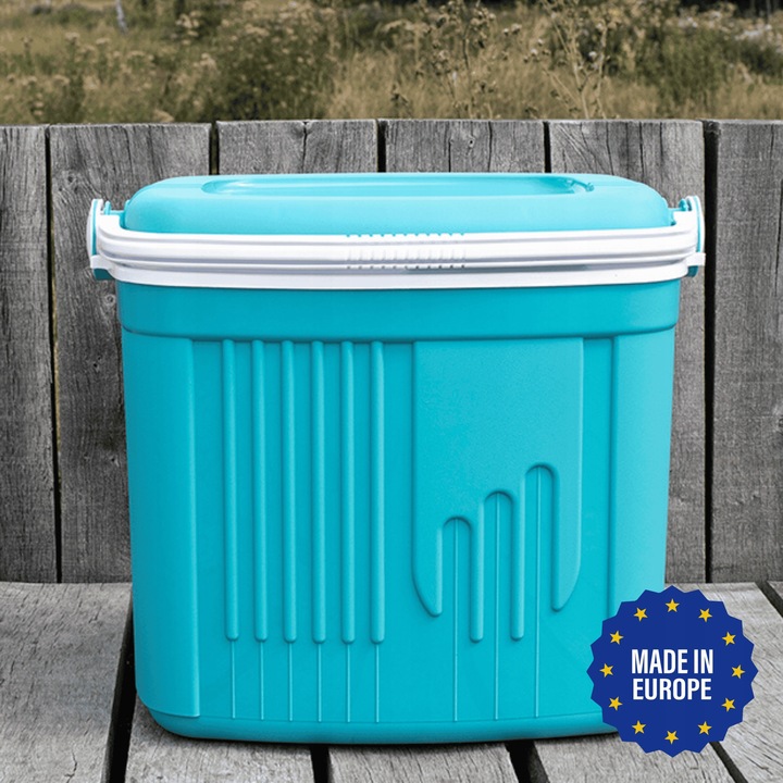 DUŻA LODÓWKA TURYSTYCZNA 42L na WKŁADY MROŻĄCE do AUTA kemping PODRÓŻY