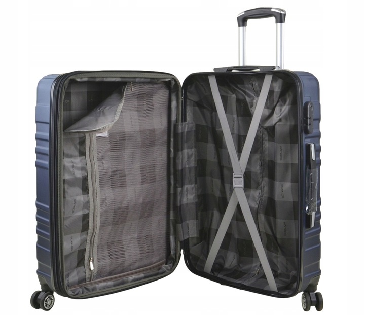 DUŻA WALIZKA PODRÓŻNA ABS SUNBAG - MODEL APUS 8082 KOLORY