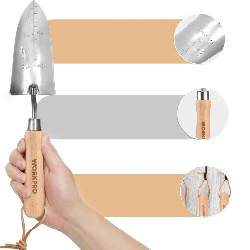 ZESTAW NARZĘDZI OGRODNICZYCH WORKPRO 8-częściowy