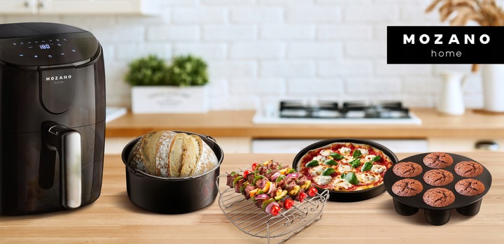 AKCESORIA DO FRYTKOWNICY MOZANO AIR FRYER ZESTAW 4 ELEMENTY