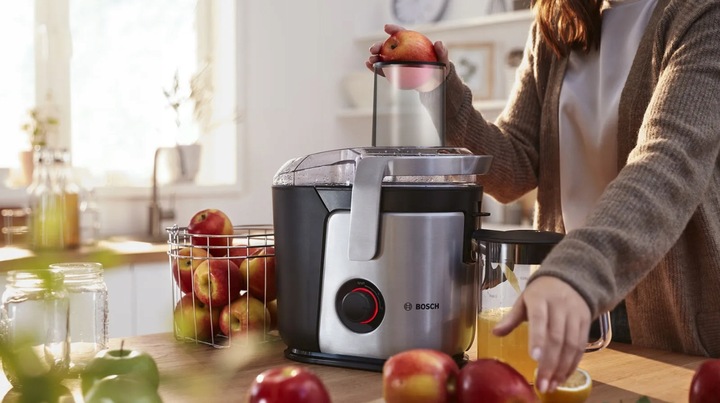 Sokowirówka Bosch MES4000 1000W Wyciskarka 1,5l Otwór wlotowy XXL DripStop