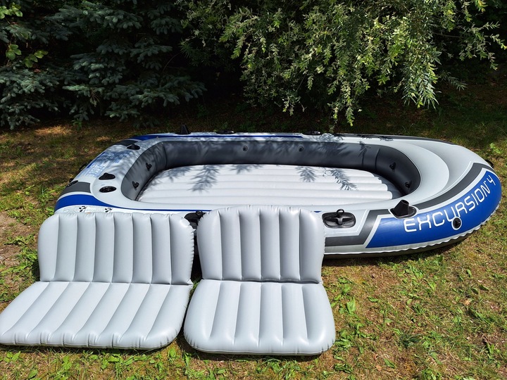 Intex 68324 Ponton Excursion 4 łódź zestaw 315 cm uszkodzony