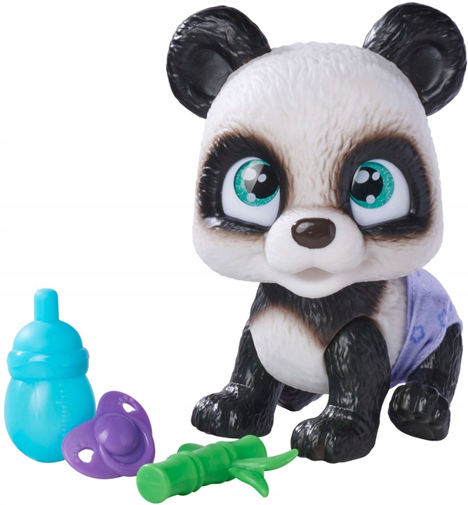 PAMPER PETZ INTERAKTYWNA PANDA PIJE SIKA 20 CM PIELUSZKOWY GANG SMOCZEK AKC