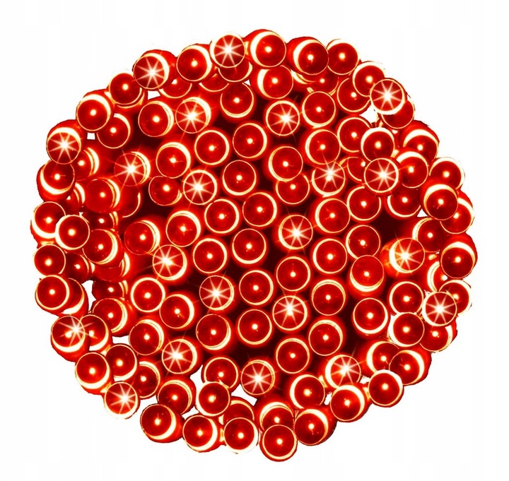 Lampki Choinkowe LED 500 Czerwone 38 m Zewnętrzne Wewnętrzne IP44