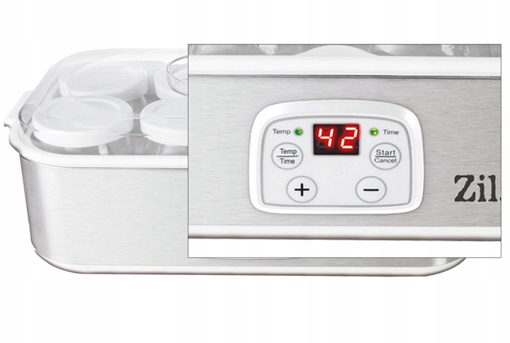 JOGURTOWNICA, TIMER, AUTOMAT, 1440ML /8x180ML/