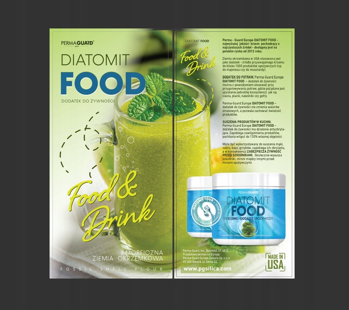 DIATOMIT FOOD 1kg okrzemki spożywcze źródło krzemu