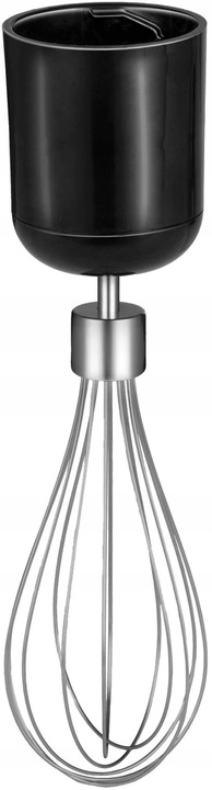 Blender ręczny MPM MBL-34M 1500W Funkcja Turbo Stal nierdzewna Czarny