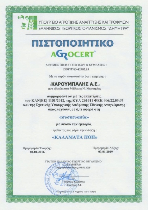 OLIWA Z OLIWEK EXTRA VIRGIN GRECKA KALAMATA P.D.O. 5l PUSZKA