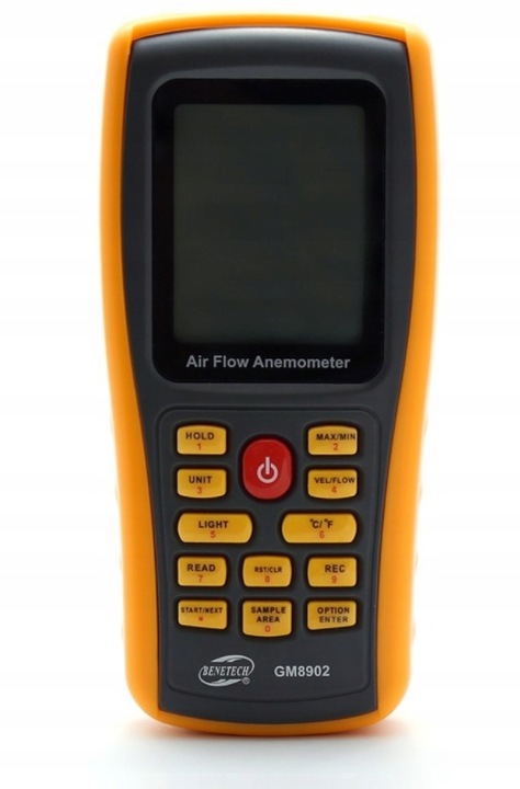 ANEMOMETR WIATROMIERZ MIERNIK WIATRU DO KLIMATYZACJI próg startu 0,5m/s USB