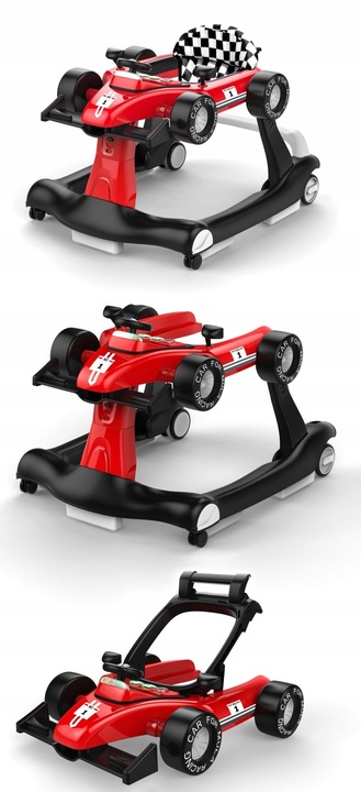 Chodzik SUN BABY Formuła 1 3w1 B01.024.0.1 Czerwony