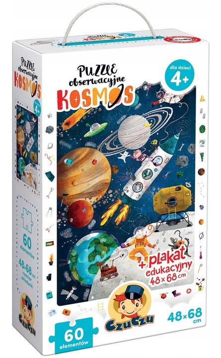Puzzle CzuCzu Kosmos Puzzle 60 elementów Obserwacyjne