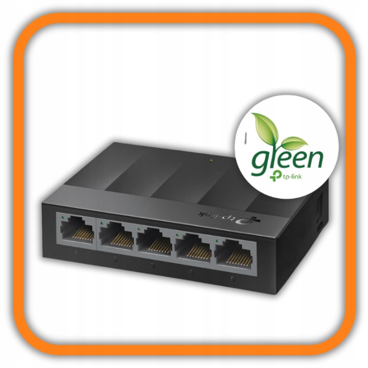 ENERGOOSZCZĘDNY SWITCH Tp-Link LS1005G 5x1GBit 1GB SWITCH SIECIOWY KOMPAKT