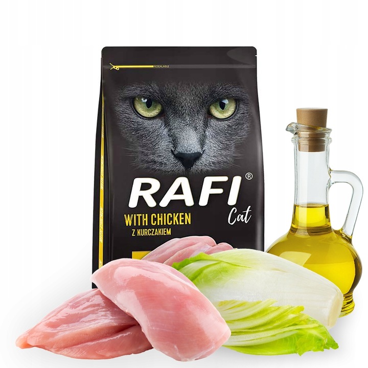 RAFI Cat z Kurczakiem 7kg sucha karma dla kota