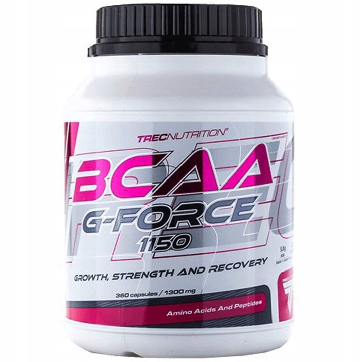 SILNE AMINOKWASY!! BCAA G-FORCE 360 kaps. Trec!!