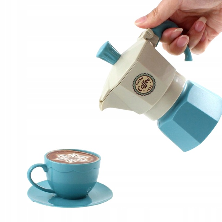 SERWIS DLA DZIECI XXL zestaw do herbaty kawy filiżanki cukiernia kawiarnia