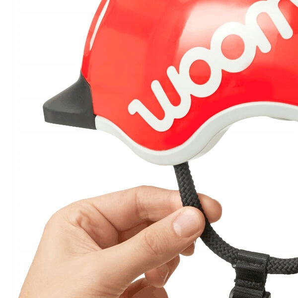 Kask rowerowy dziecięcy woom Kids czerwony S 50-53 cm