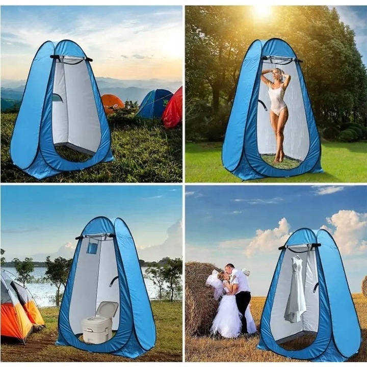 PRZEBIERALNIA PRZENOŚNA NAMIOT PLAŻOWY KEMPINGOWY NA PRYSZNIC TOALETA WC