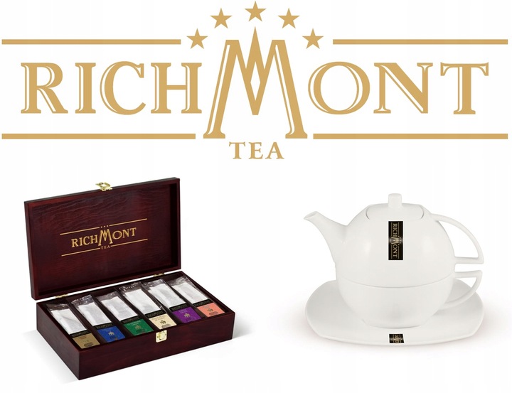 Herbata RICHMONT Earl Grey Blue 12 saszetek w oryginalnym kartoniku