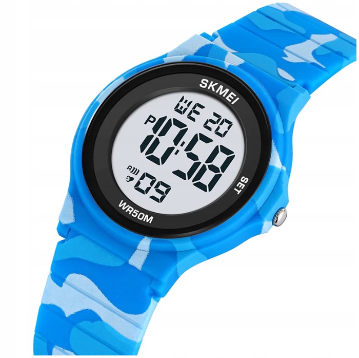 Zegarek dziecięcy SKMEI elektroniczny sportowy stoper alarm data
