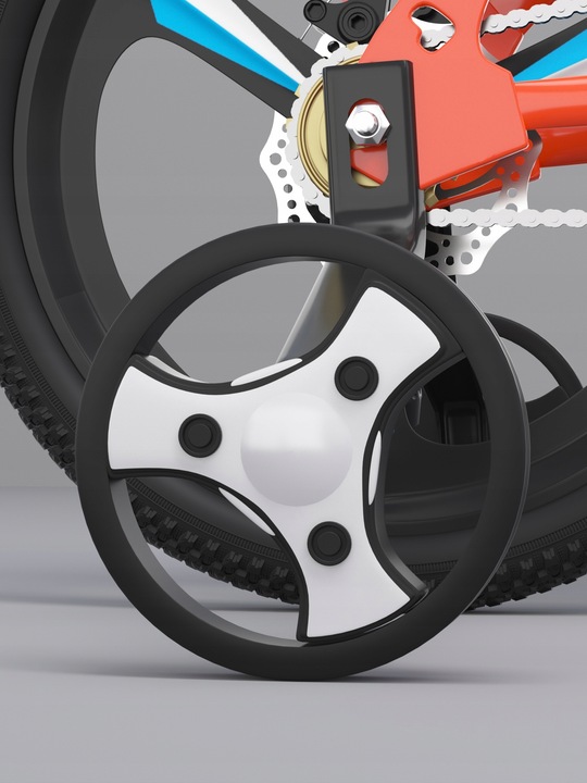 ROWER DZIECIĘCY ROWEREK 16 CALI TARCZE KOŁA BOCZNE AMORTYZATOR OSŁONA LED