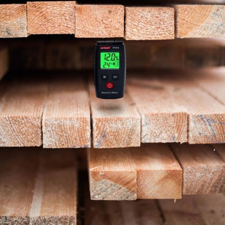 MIERNIK WILGOCI WILGOTNOŚCI WILGOTNOŚCIOMIERZ DREWNA DRZEWA + 2XAKU