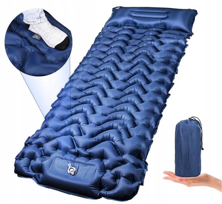 MATA SAMOPOMPUJĄCA KARIMATA 200x70x10CM Z PODUSZKĄ