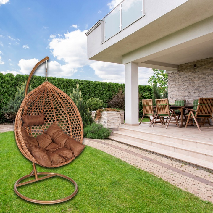 FOTEL KOKON KOSZ WISZĄCY JEDNOOSOBOWY DO POKOJU OGRODU OGRODOWY NA BALKON