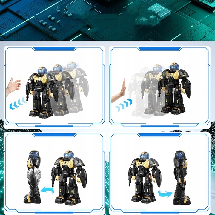 INTELIGENTNY ROBOT RC ZDALNIE STEROWANY TAŃCZY DLA DZIECI Z SENSOREM GESTÓW