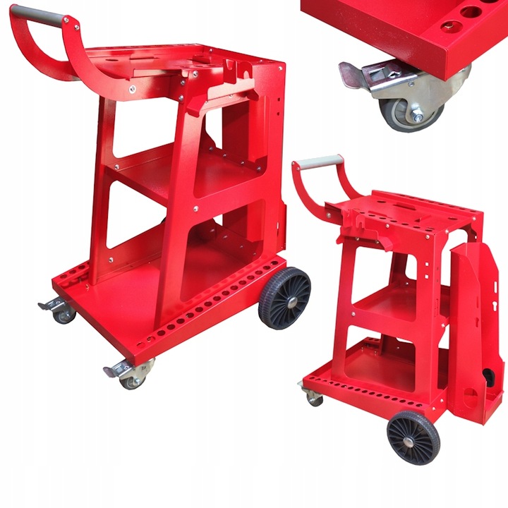 PROFESJONALNY SOLIDNY WÓZEK SPAWALNICZY MIG TIG PLASMA SPOTTER KOŁA IDEAL