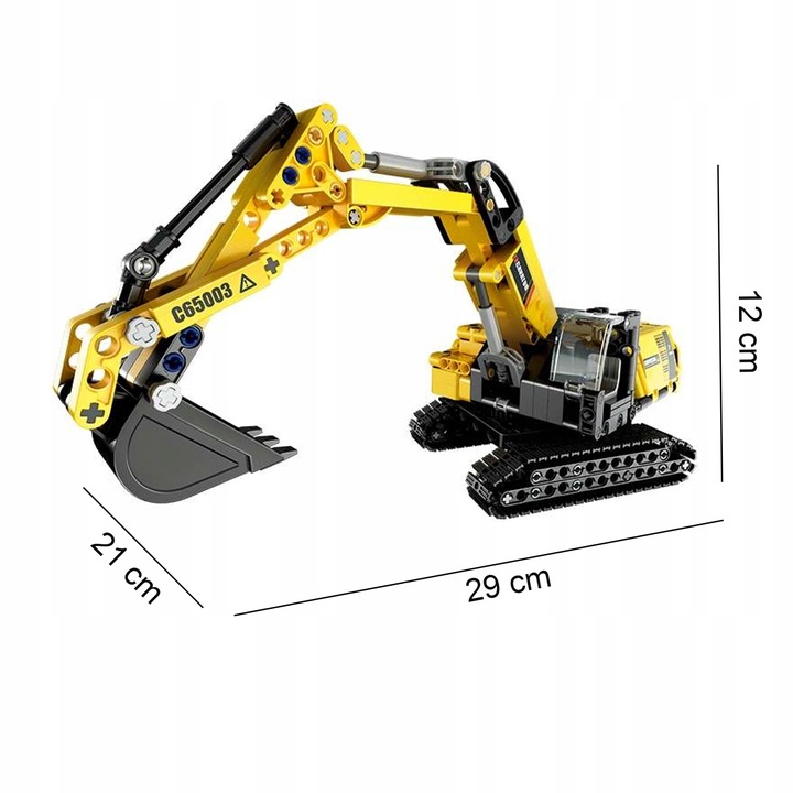 KLOCKI KONSTRUKCYJNE POJAZD BUDOWLANY KOPARKA 467