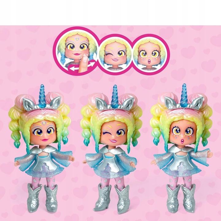 Kookyloos Tęczowy Jednorożec Różowy Konik Lalka Laleczka Iris