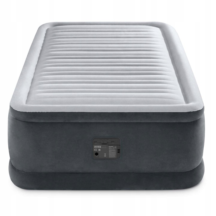 Materac jednoosobowy Intex 191 x 99 x 46 cm szary 64412 FIBER-TECH