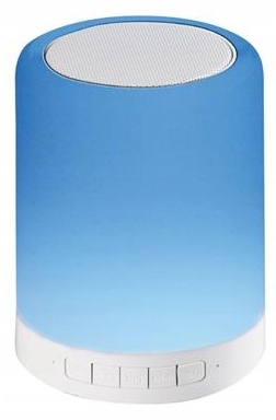 SUPER GŁOŚNIK BLUETOOTH LAMPKA LED USB RADIO FM