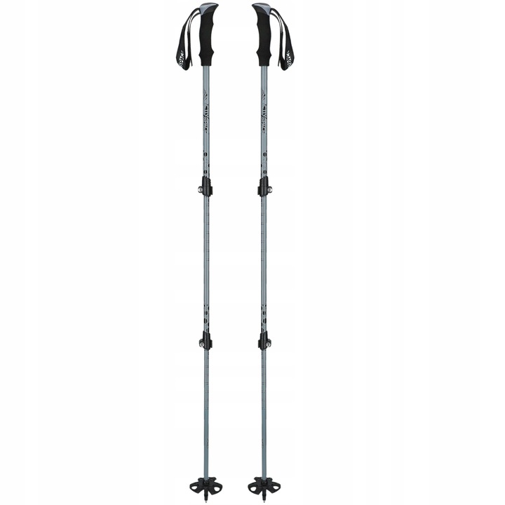 SOLIDNE KIJE TREKKINGOWE KIJKI NORDIC WALKING REGULOWANE DO CHODZENIA PRO