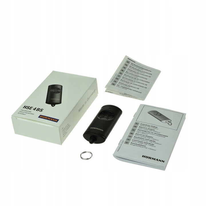 Pilot Hormann HSE 4 BS - BiSecur - Czarny matowy