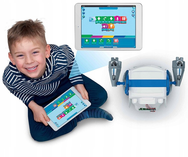 CLEMENTONI EDUKACYJNY MÓWIĄCY CYBER ROBOT programowalny dla dzieci +8 lat