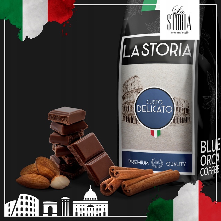 Kawa ziarnista 1kg x3 do ekspresu z Palarni Świeżo Palona Blue Orca Coffee