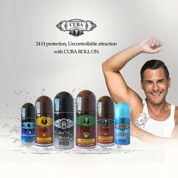 CUBA ORIGINAL DEO ROLL -ON MEN WILD HEART 50 ML