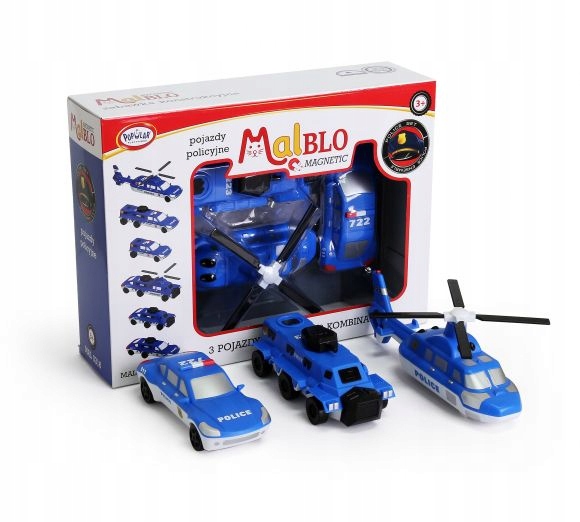 MALBLO MAGNETIC - pojazdy policyjne 0316