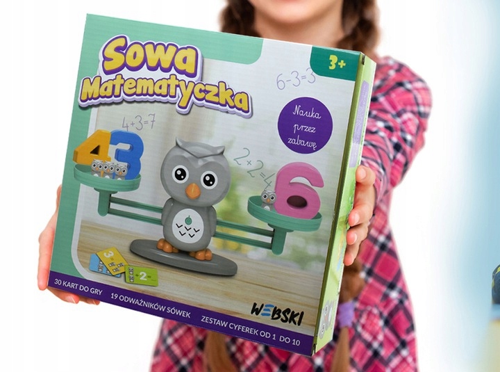 NAJLEPSZY PREZENT EDUKACYJNA GRA NAUKA LICZENIA DLA DZIECKA DLA 3 4 5 LATKA