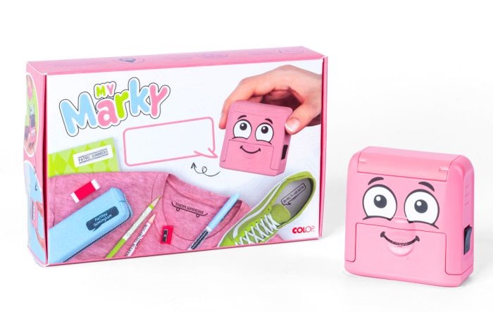 PIECZĄTKA COLOP IMIENNA do znakowania UBRAŃ ODZIEŻY dla DZIECI z IMIENIEM