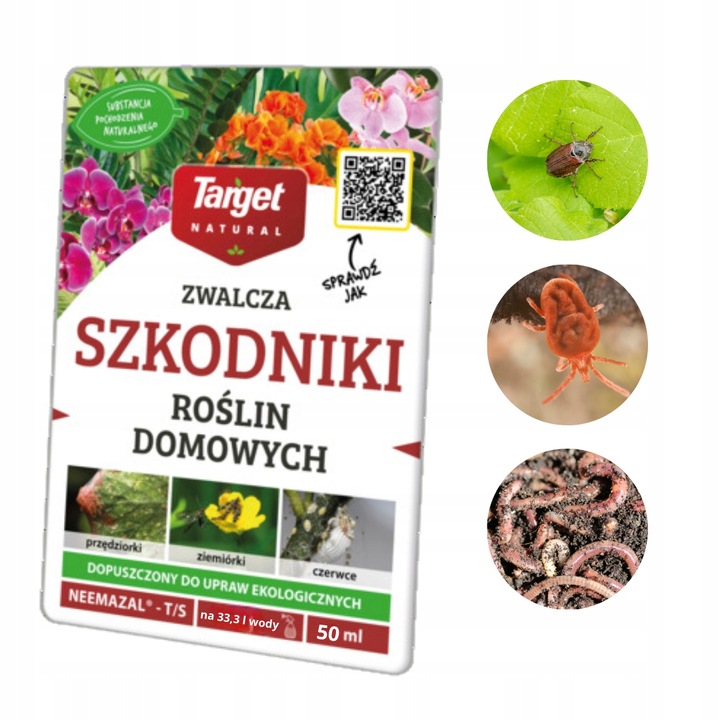 NEEMAZAL T/S Target na ziemórki, mszyce i inne szkodniki 10 ml