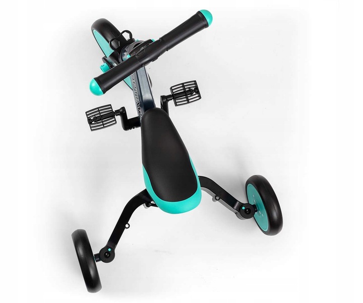 Rowerek trójkołowy 4w1 jeździk z rączką Optimus Plus Milly Mally