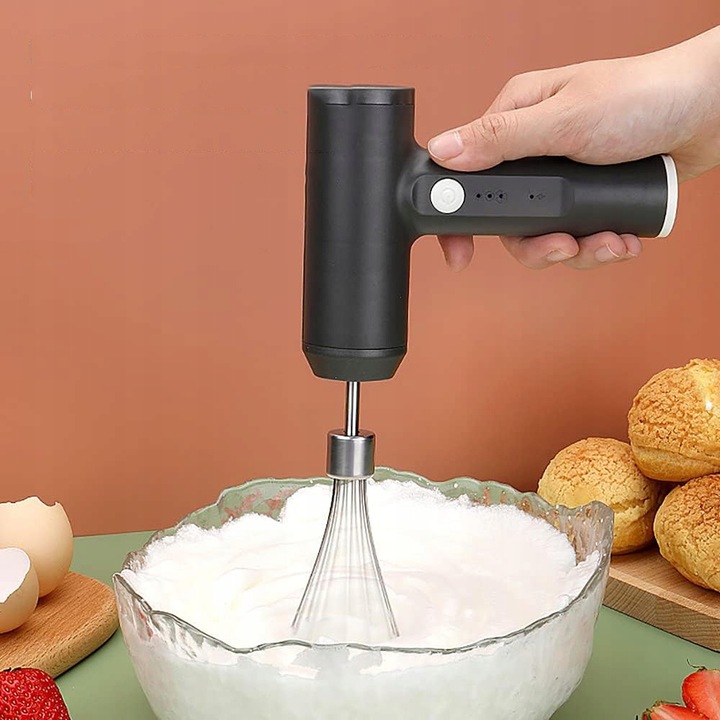 MIKSER ELEKTRYCZNY DO JAJEK BEZPRZEWODOWY 3 BIEGI