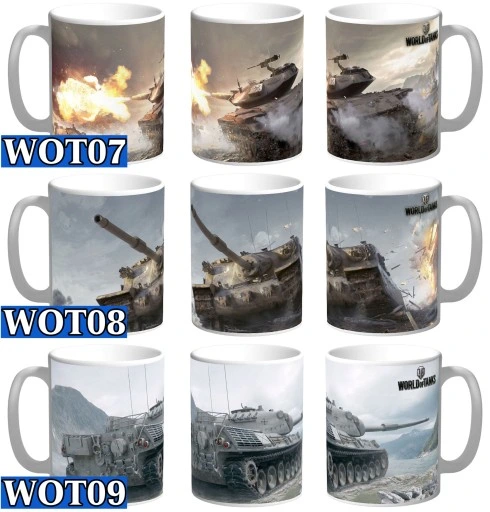 Kubek World of Tanks War Thunder + IMIĘ i KARTONIK