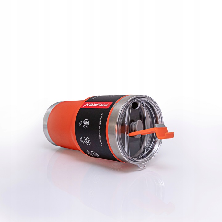 Fayren Kubek Termiczny 580ml Metro Apricot Crush do auta, pracy i na spacer